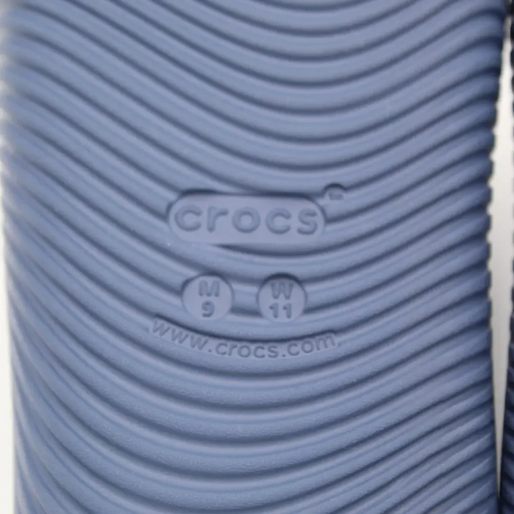 Crocs Mellow Recovery Slides Mens 9 Womens 11 Blue Comfort Sandals Casual